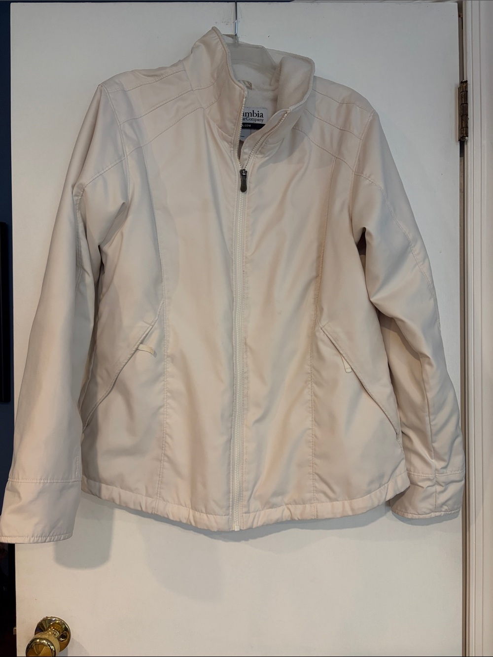 Columbia Women's Light Cream Full-Zip Utility Jacket